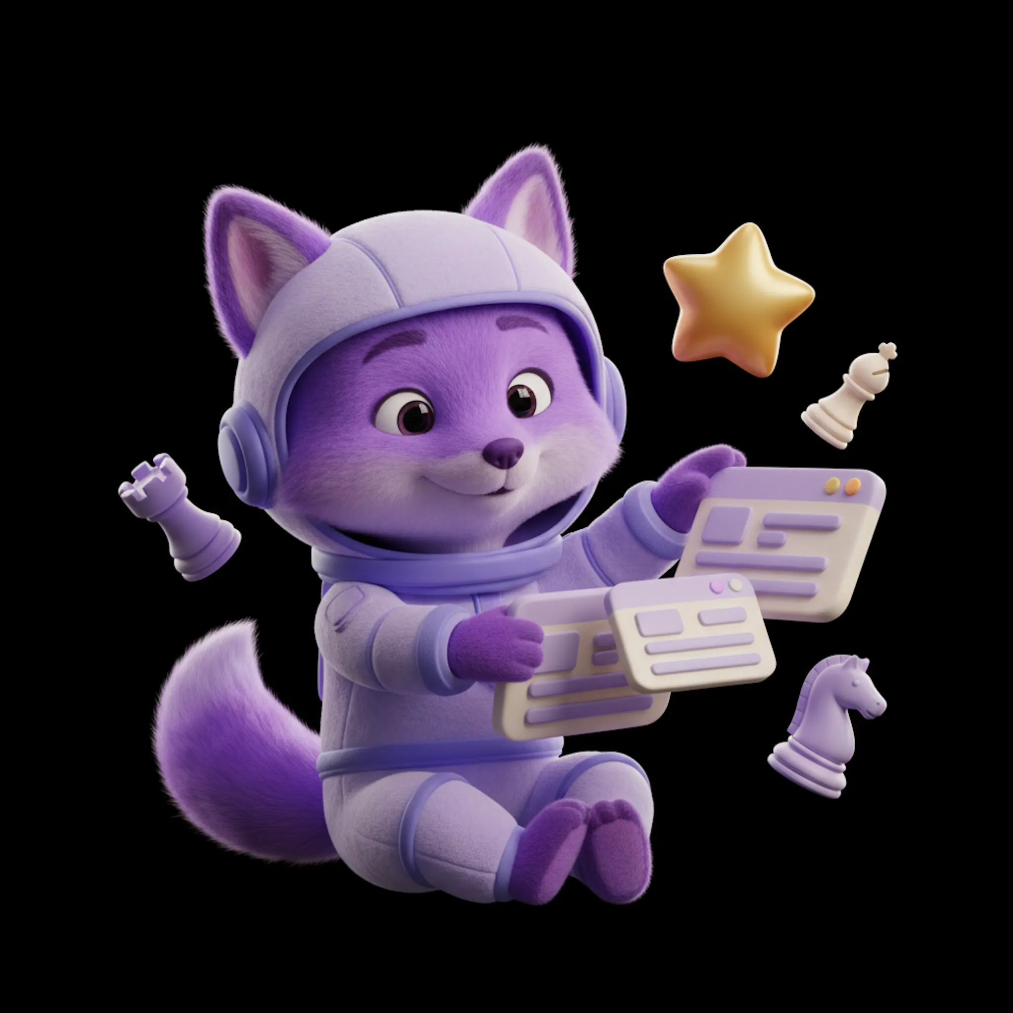 Astronauta SGD editando bloques de contenido flotantes