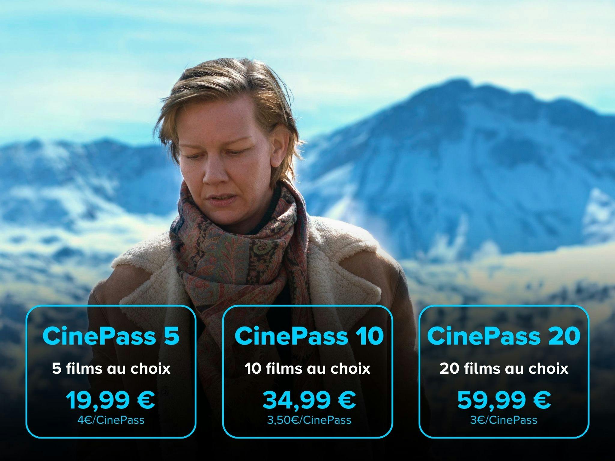Packs de CinePass pour louer entre 5 à 20 films sur Sooner