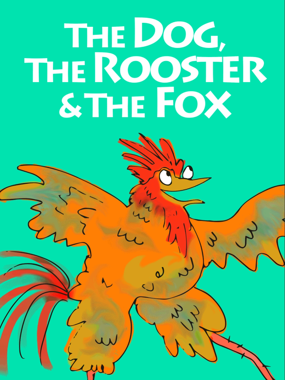 Sooper Books The Dog, The Rooster And The Fox Bedtime Story Animated Cover