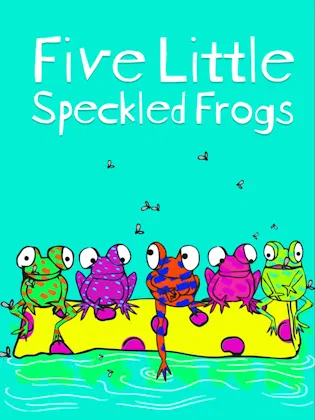 Five Little Speckled Frogs Nursery Rhyme Animated Cover