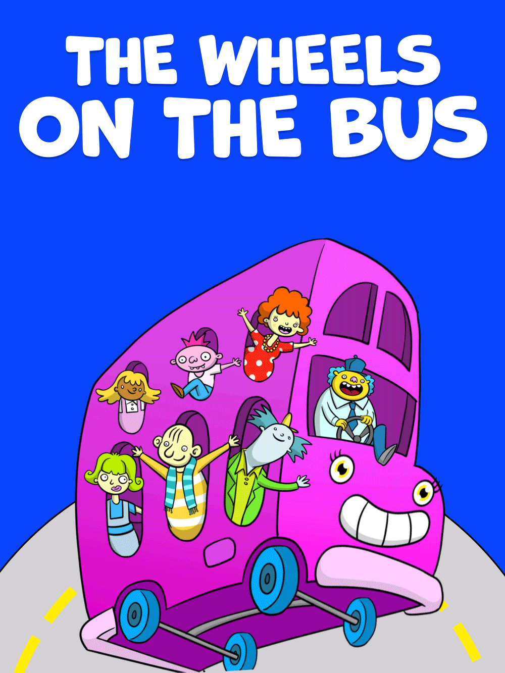 The Wheels On The Bus Nursery Rhyme Animated Cover