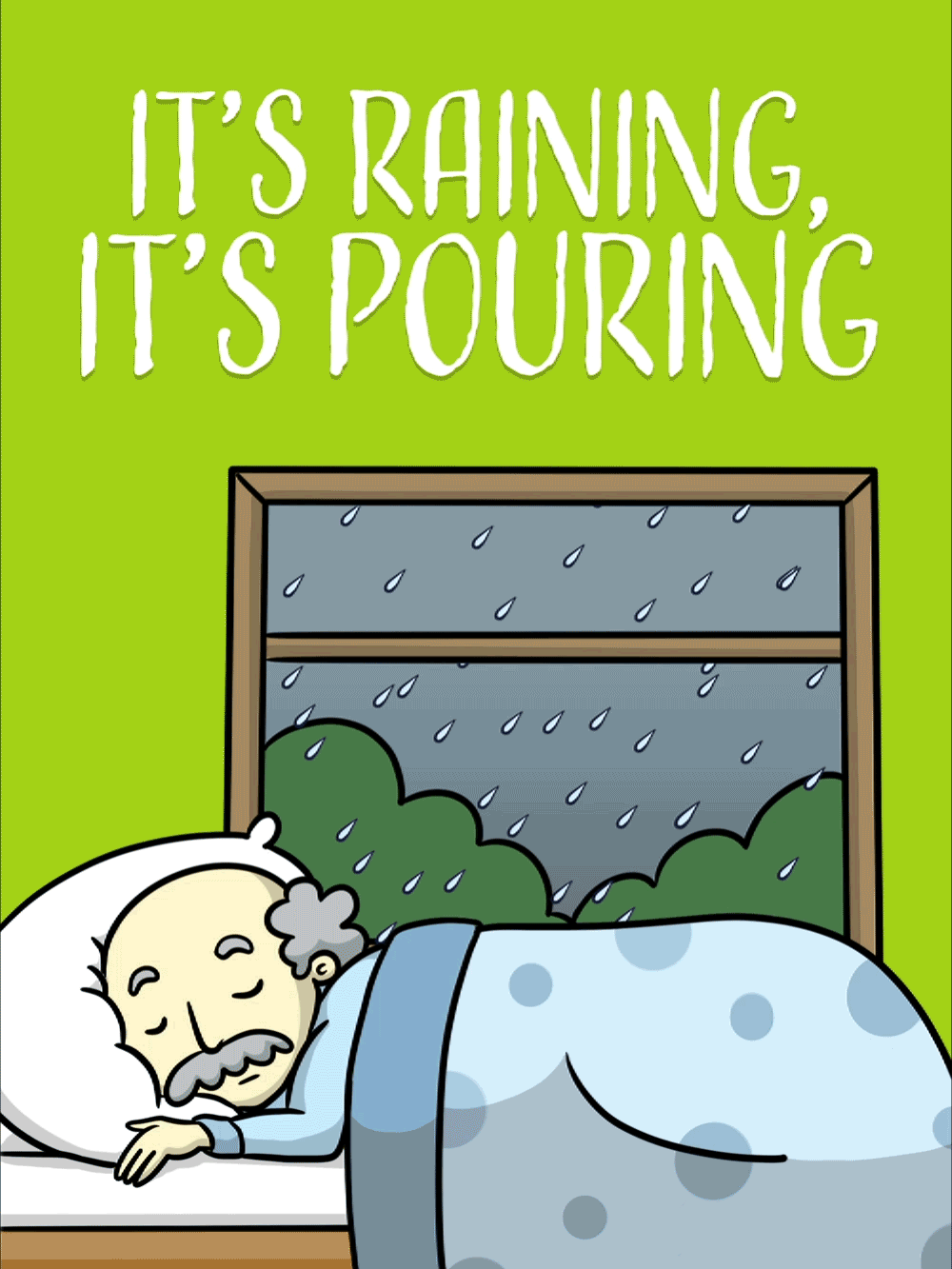 It's Raining, It's Pouring Nursery Rhyme Animated Cover