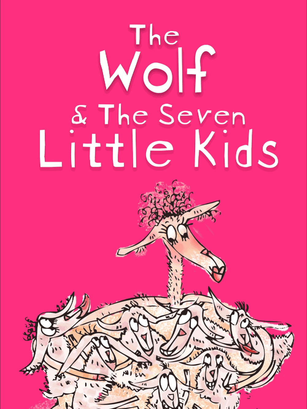 Sooper Books The Wolf And The Seven Little Kids Bedtime Story Children's Book Cover