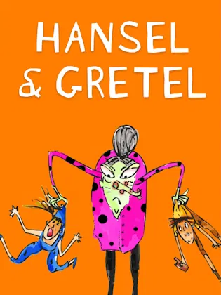 The mean woman dangles Hansel and Gretel