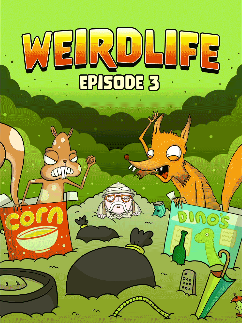 Weirdlife Episode 3 Rubbish Heapers Animated Cover