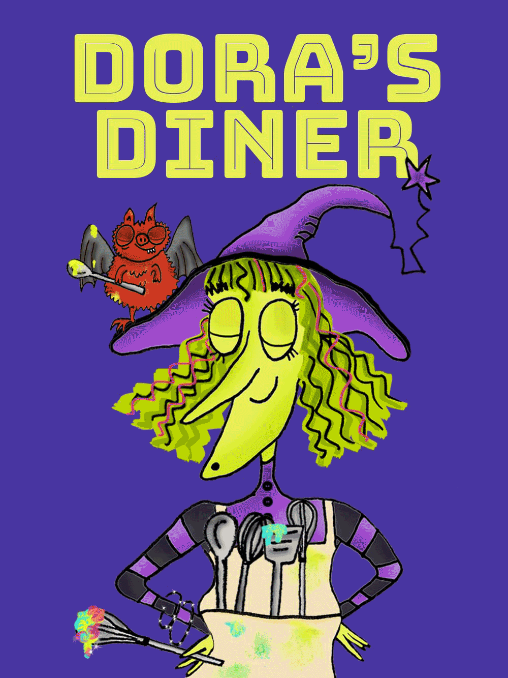 Dora's Diner Animated Series Portrait Cover 