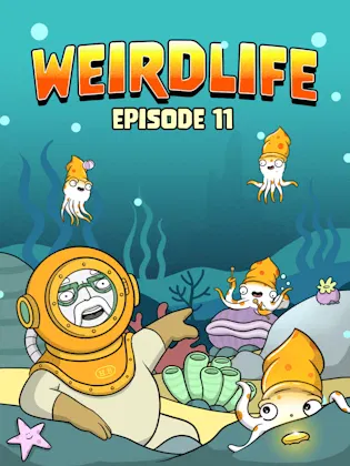 Weirdlife Episode 11 Treasure Squids Portrait Cover
