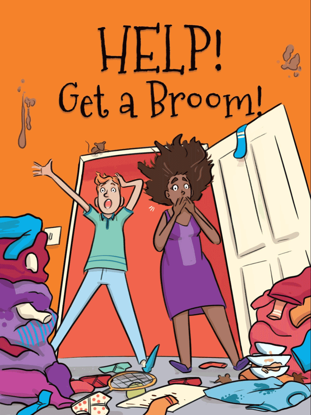Animated Help Get a Broom Cover