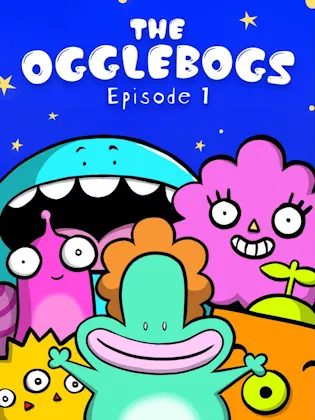 Rocco, Blobbo, Coco, Oddo and Beepo are all smiling and Rocco is waving.