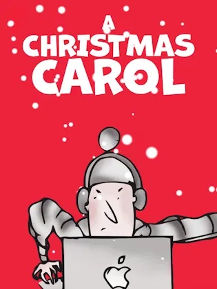 A Christmas Carol bedtime story children's animated book cover