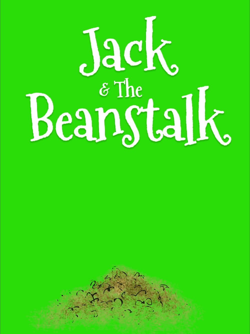 Animated Jack and the beanstalk bedtime story children's book cover