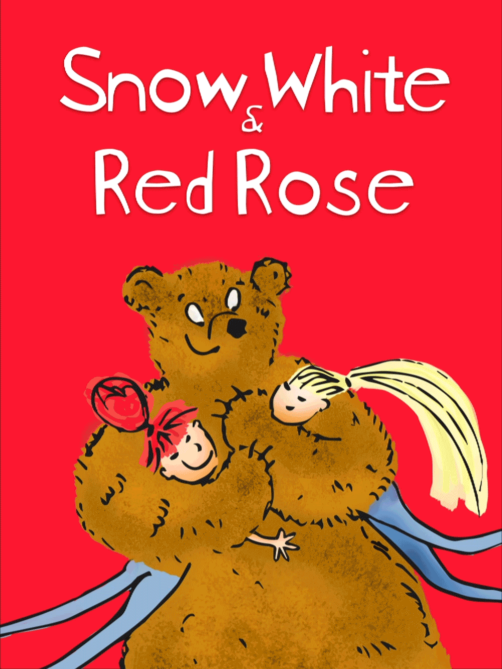 Animated Snow White And Red Rose Bedtime Story Cover