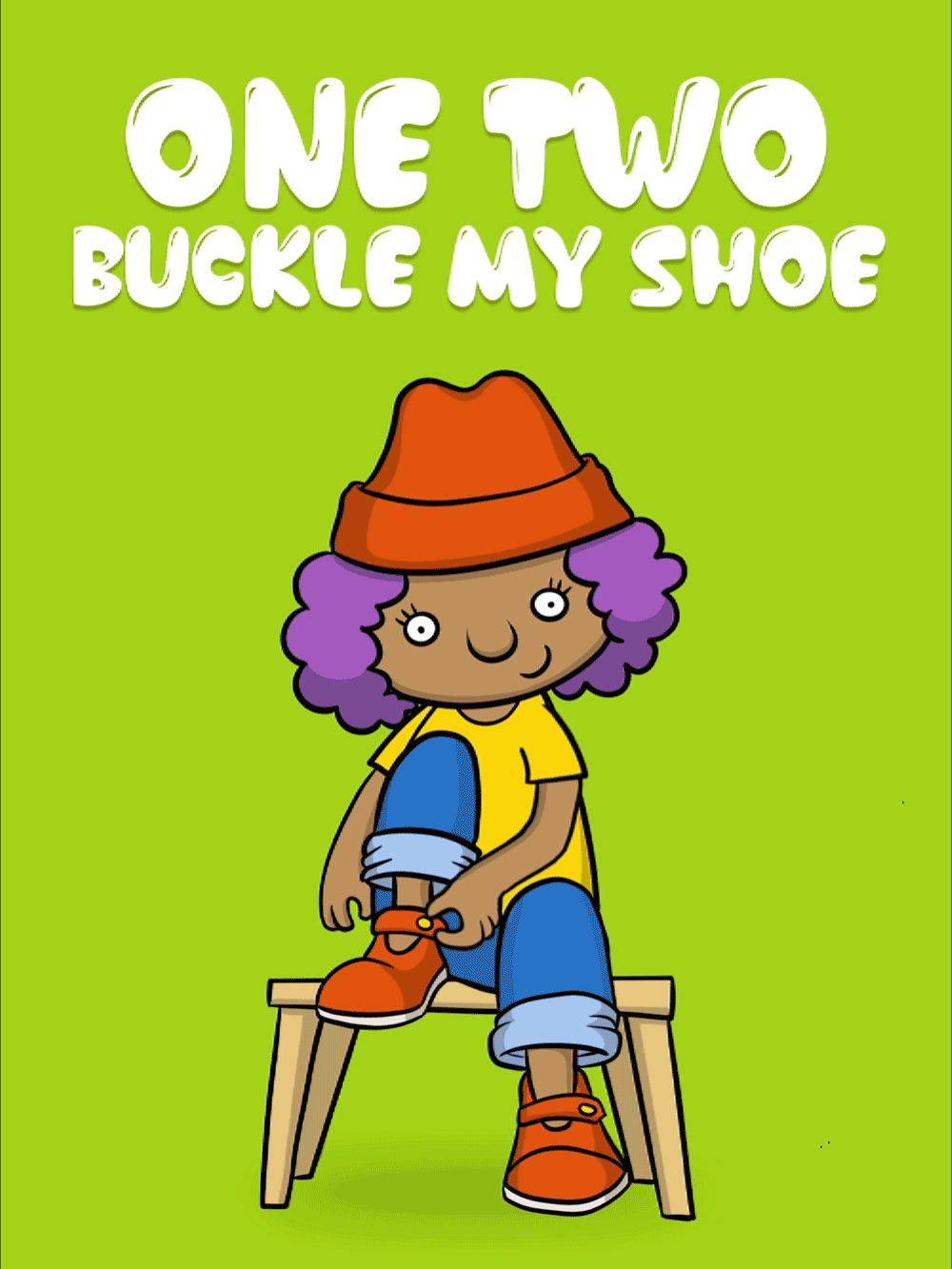 One Two Buckle My Shoe Nursery Rhyme Animated Cover