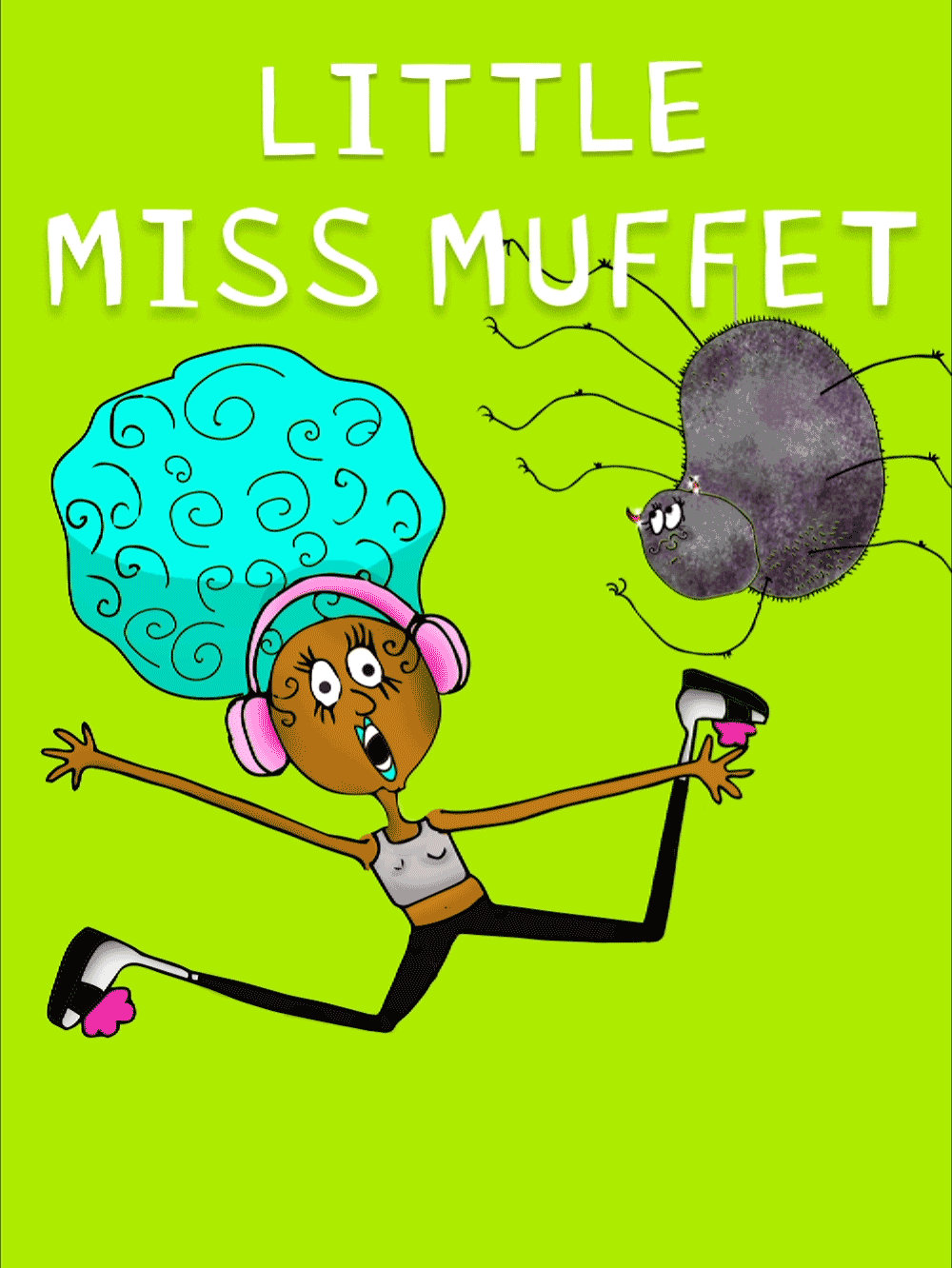 Little Miss Muffet Nursery Rhyme Animated Cover