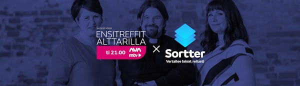 Sortter on Ensitreffit alttarilla -sarjan pääyhteistyökumppani.