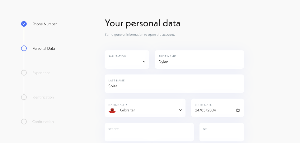 Nextmarkets personal data
