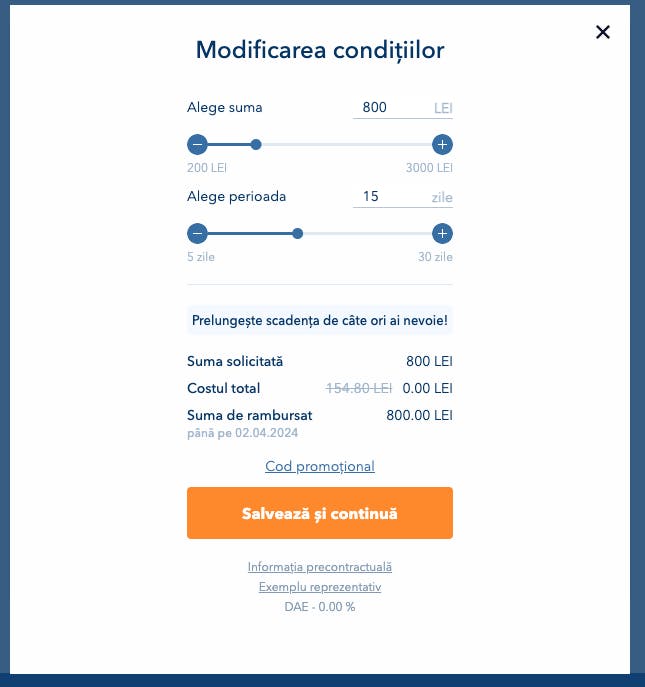 formular alegere suma de imprumut de la credit 7