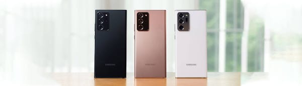 Samnsung Galaxy Note 20 Ultra -puhelin kaikissa väreissä