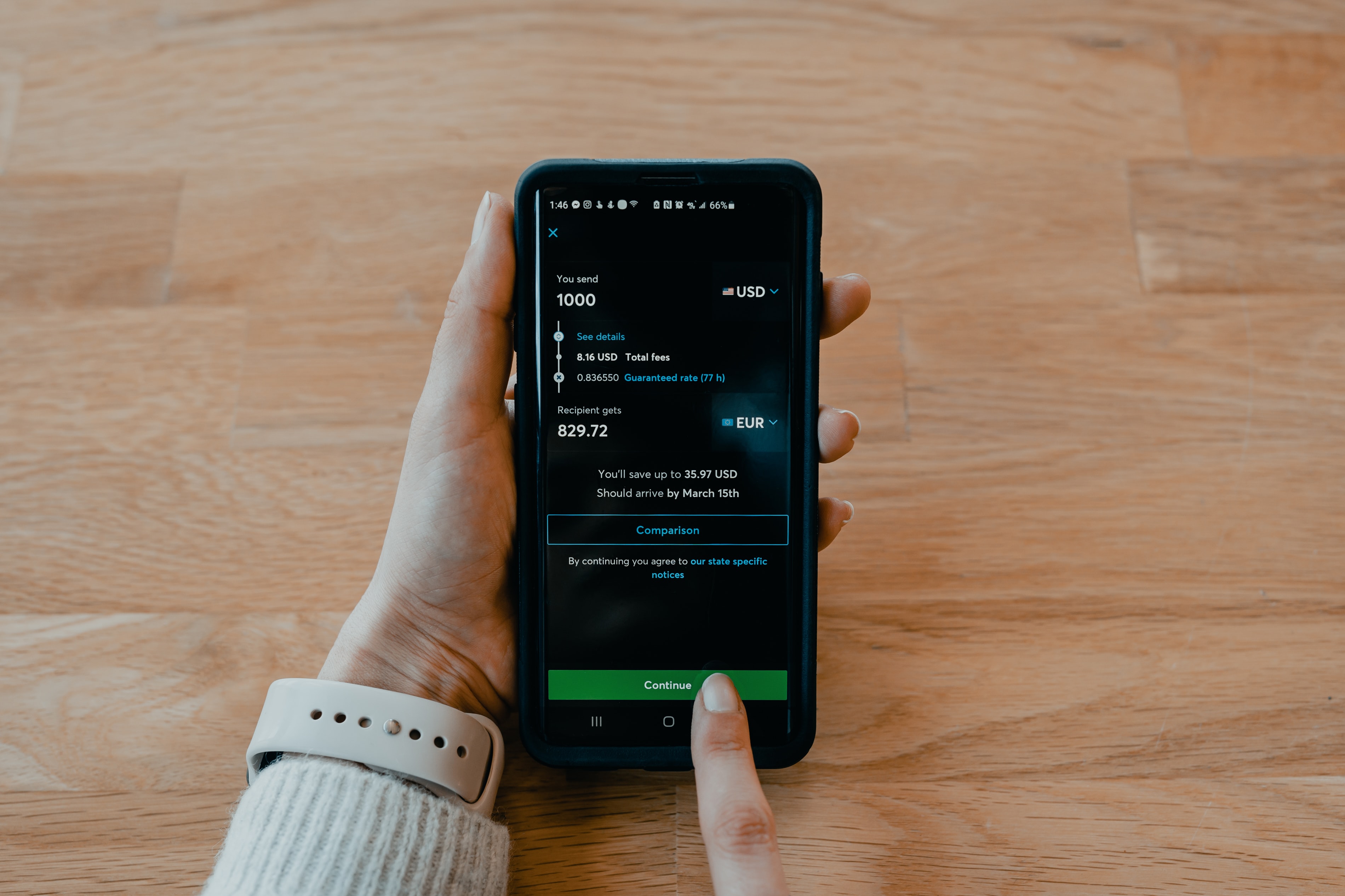 Transferwise vs. Paypal