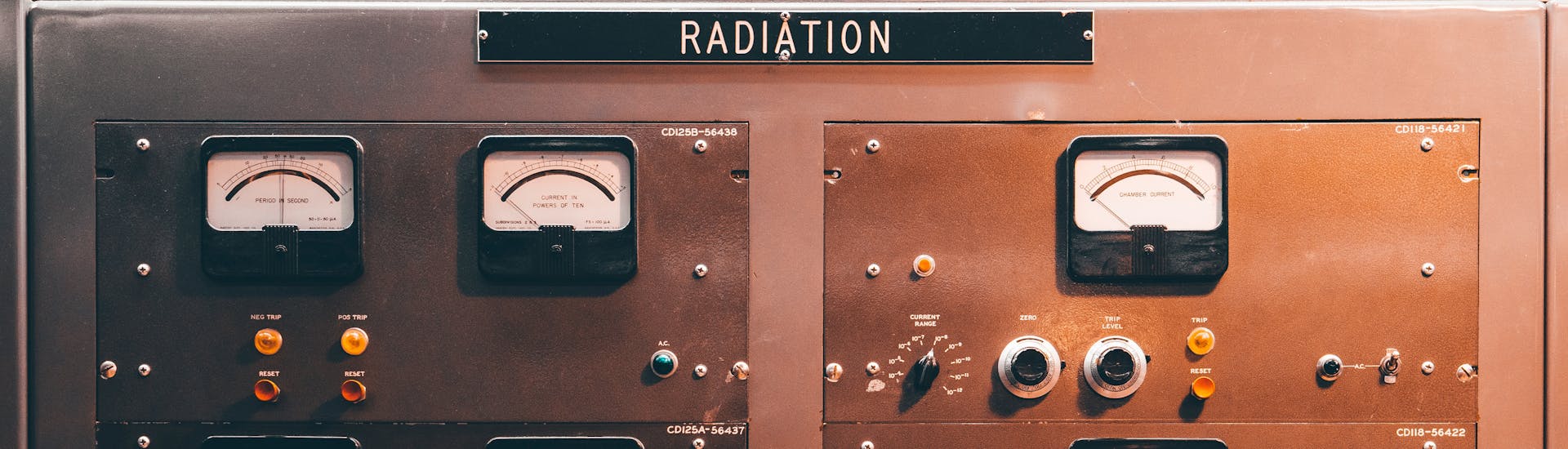 radiation gauges inside an uranium company