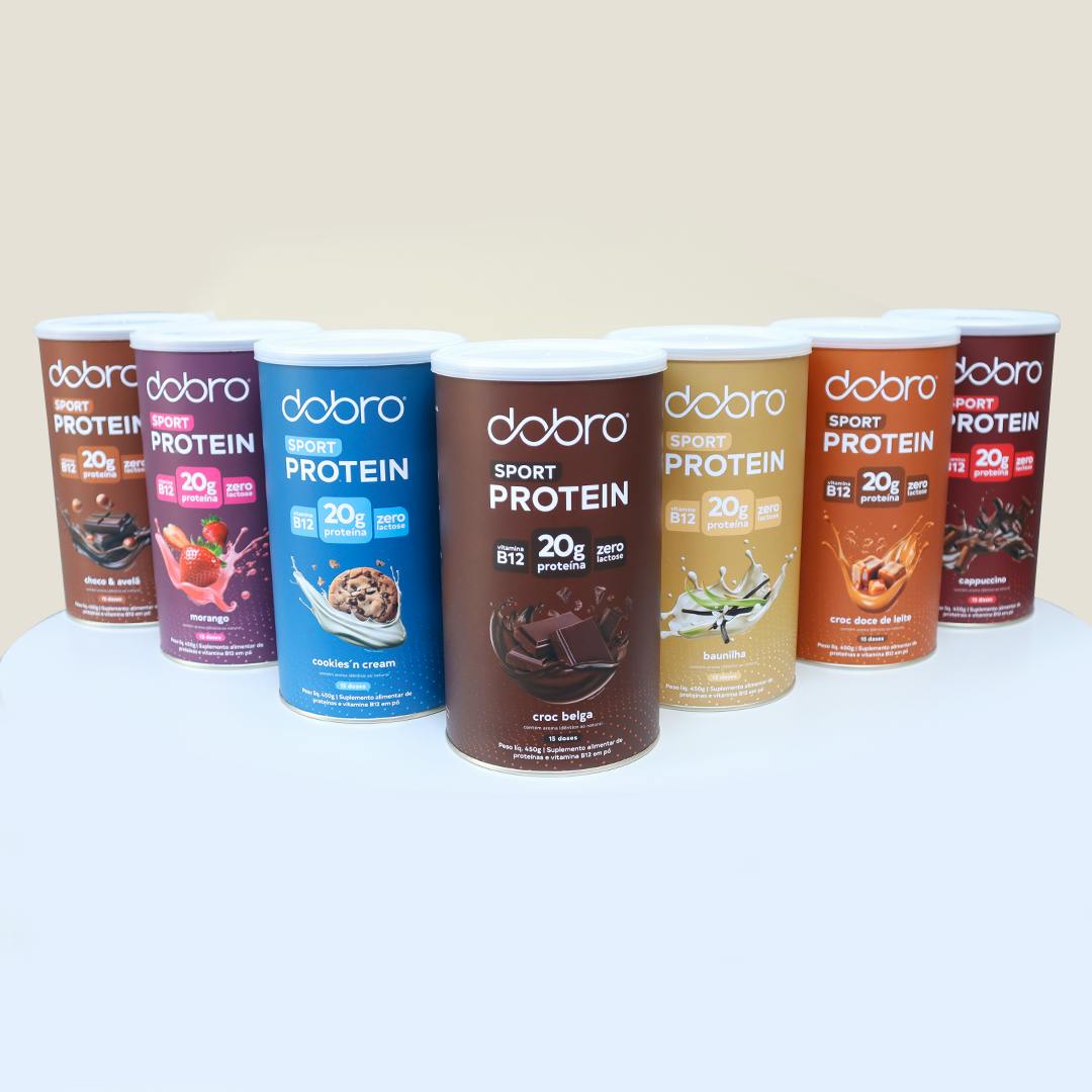 Linha de proteínas vegetais Dobro