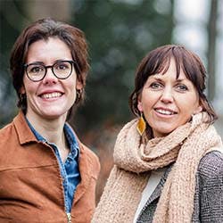 Katrien Peeters en Liesbet Van Vlasselaer