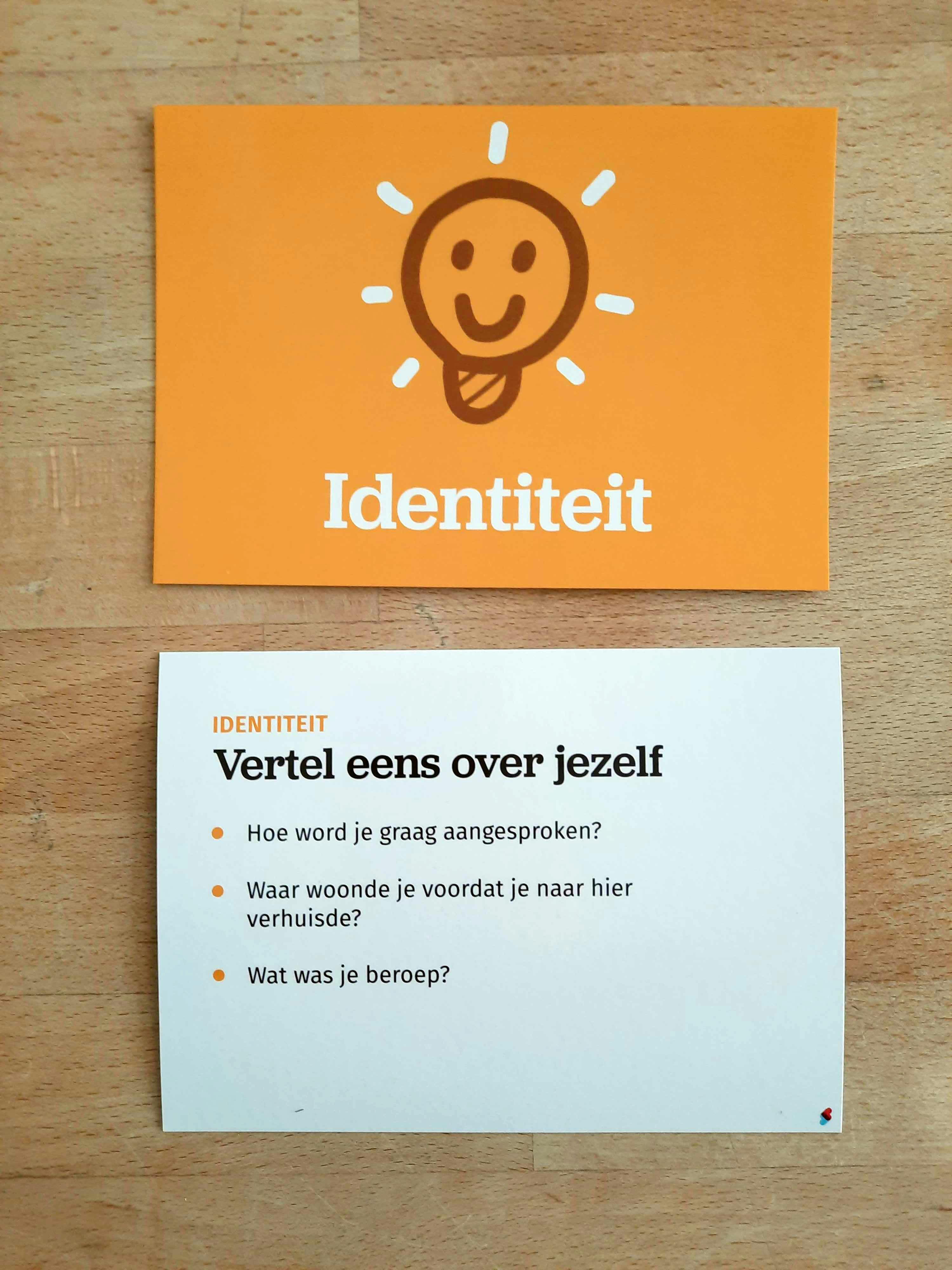 Onder elk domein zitten een aantal vragen en keuzes.