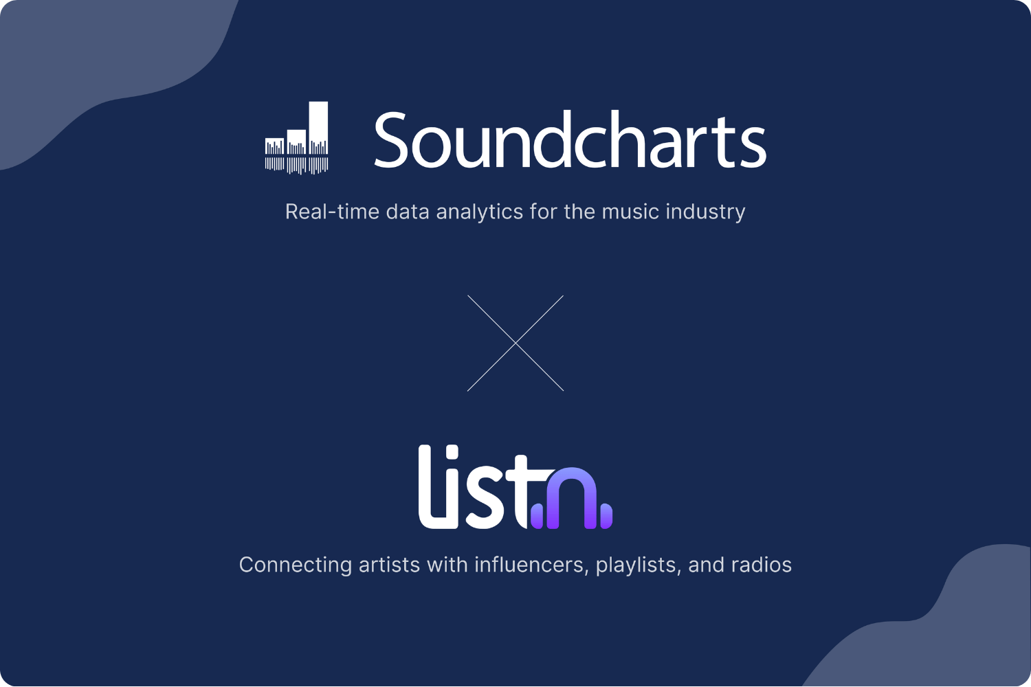 Soundcharts partners with Listn for exclusive discounts