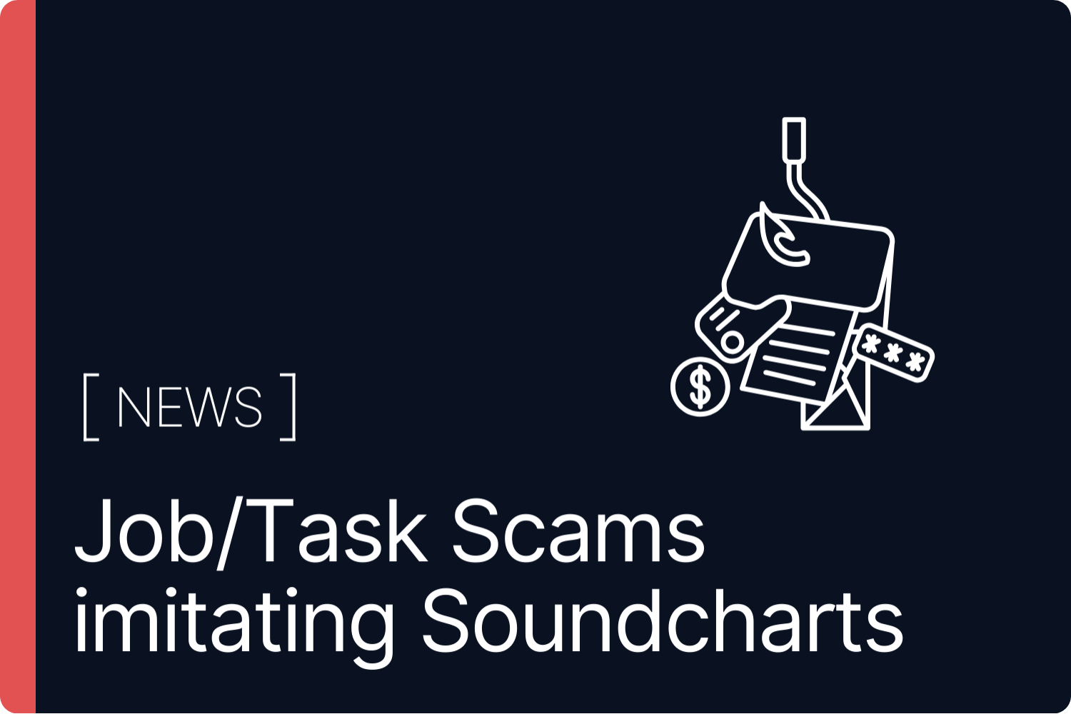 Task scams are impersonating Soundcharts