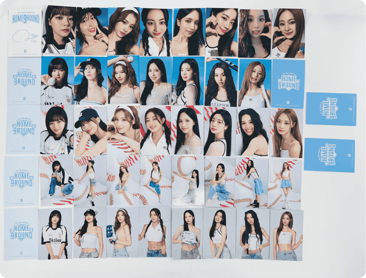 TWICE "HOME 9ROUND" - Official Trading Photocard