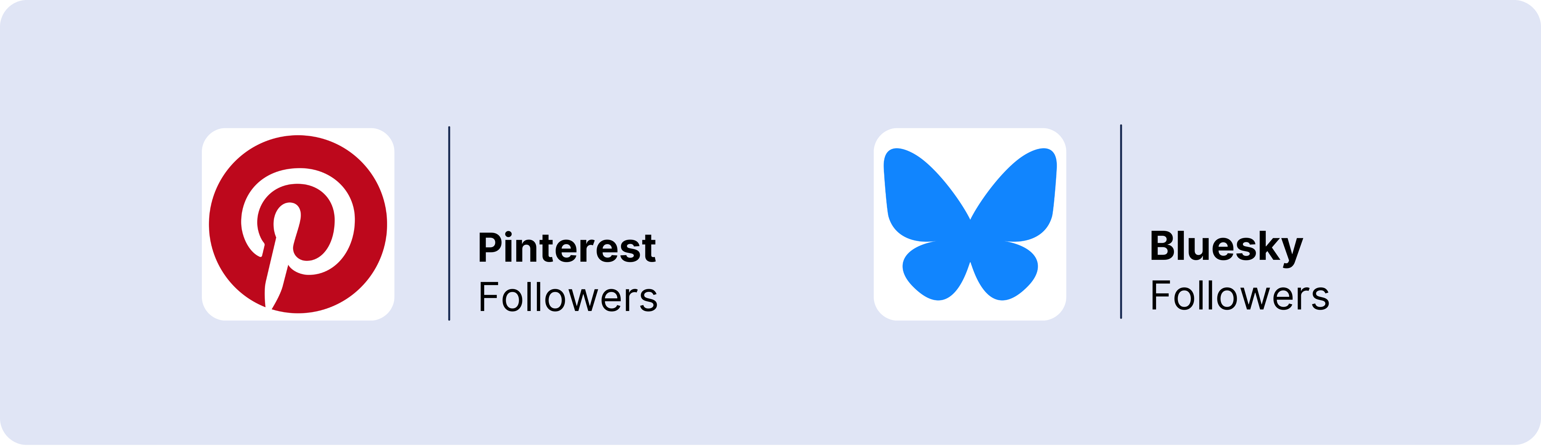 New connected platforms: Pinterest & Bluesky