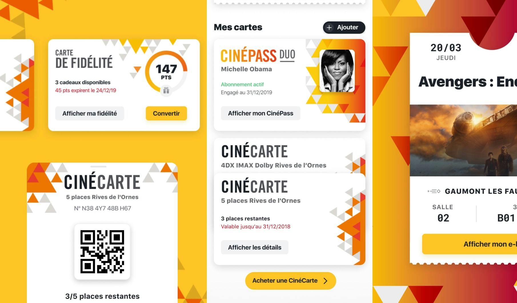 Portefeuille cartes - Optimisations UX/UI