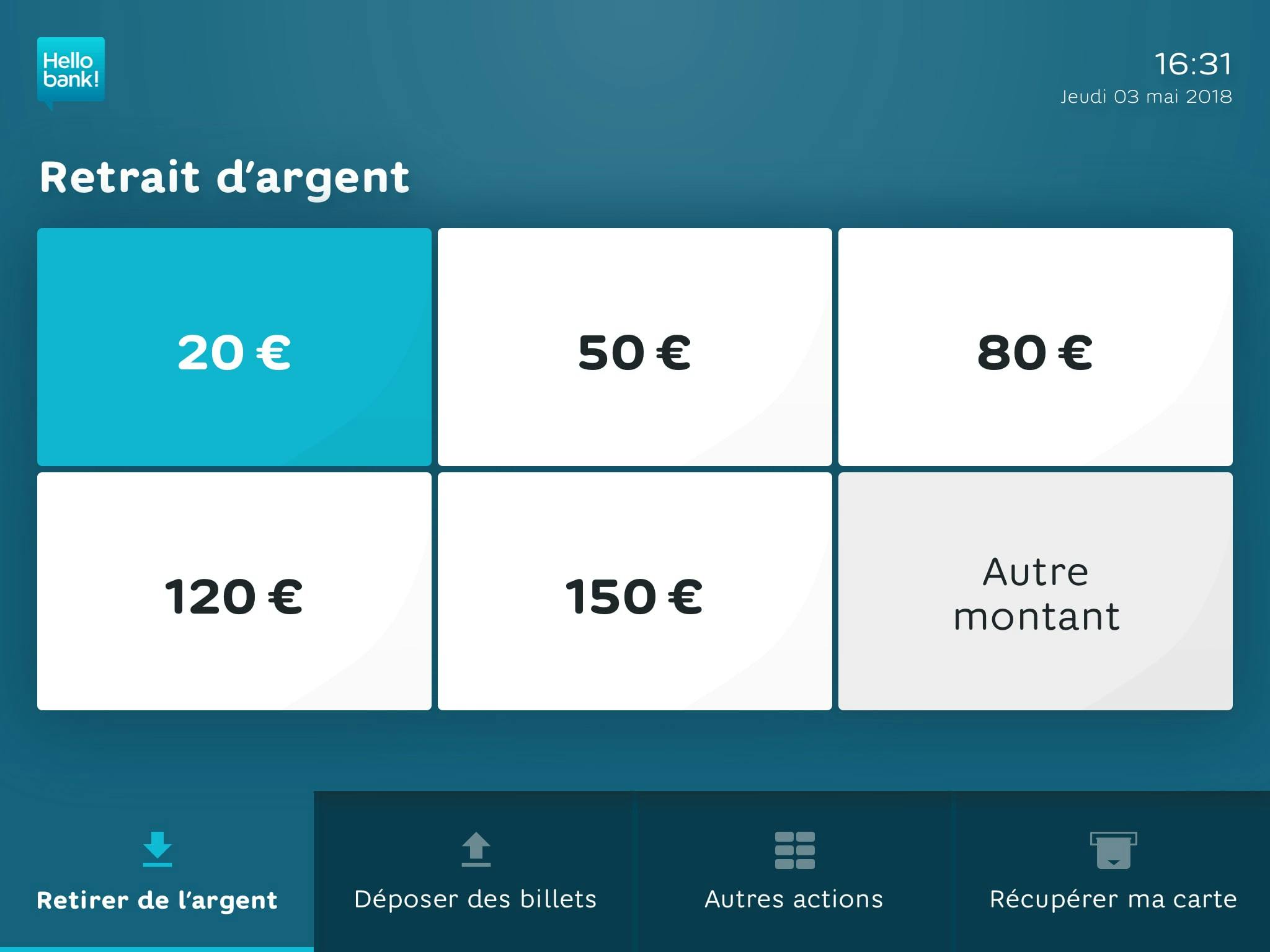 Expérience client -  Distributeurs automatique de billets 