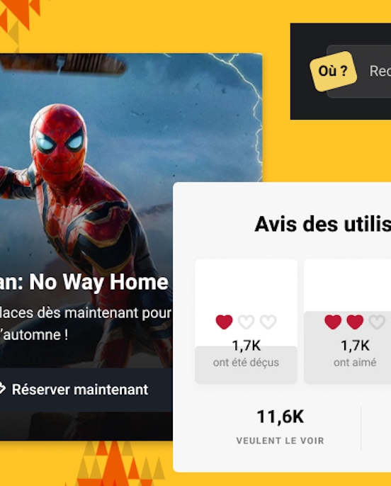 Les cinémas Pathé Gaumont — Refonte UX/UI du site web illustration
