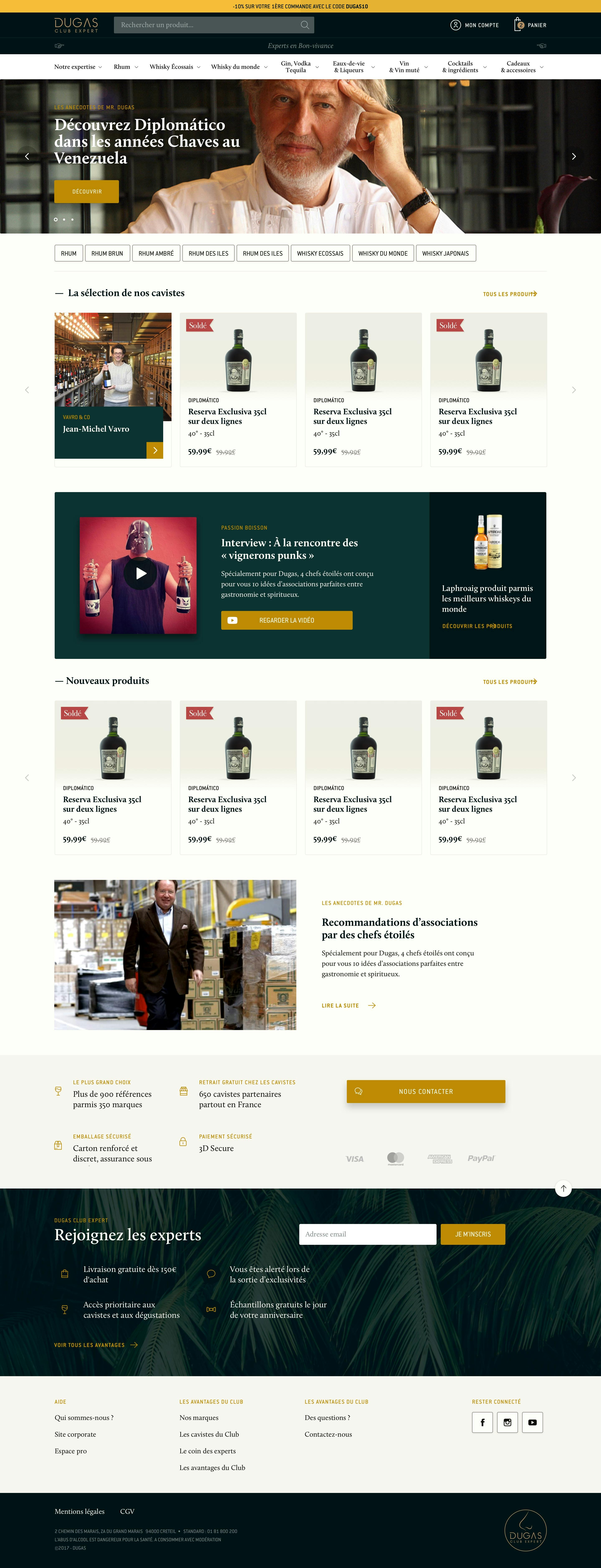 Création du site e-commerce