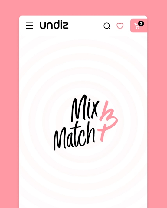 Undiz — Améliorations UX/UI  du e-commerce   illustration
