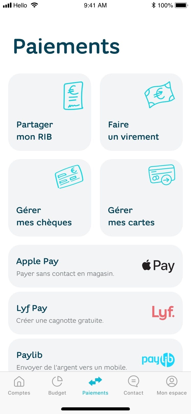 Expérience client - Moyens de paiement