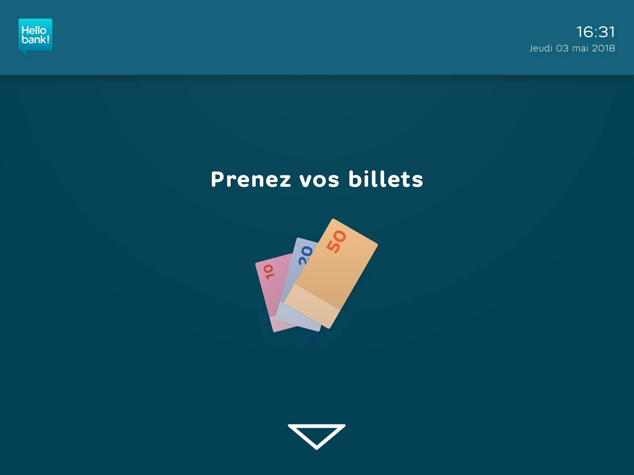 Expérience client -  Distributeurs automatique de billets 