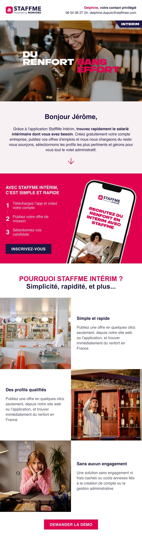 StaffMe -  Templates email