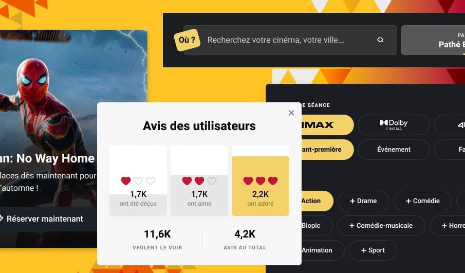 Refonte UX/UI du site web