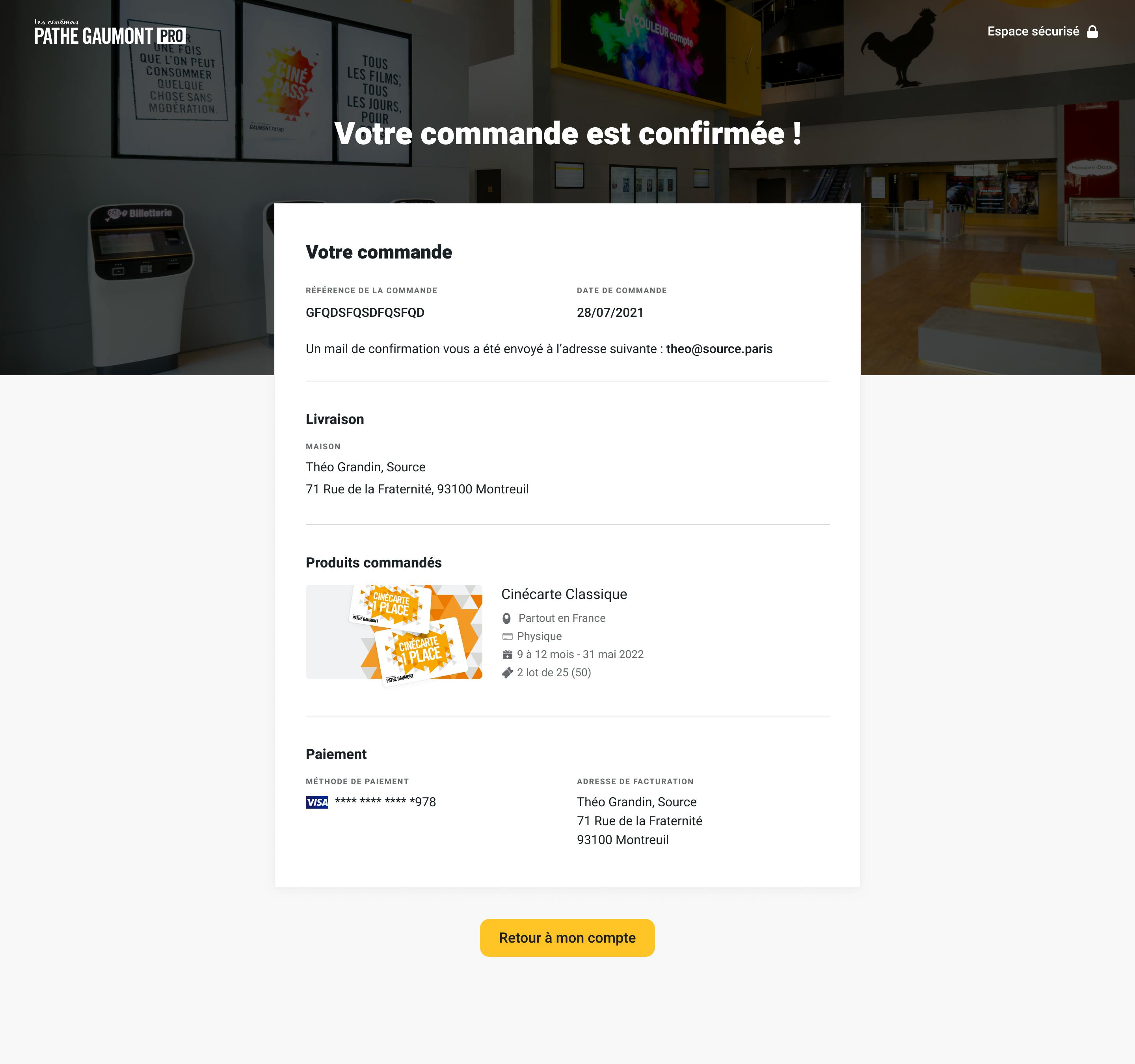 Redesign of the website for professionals