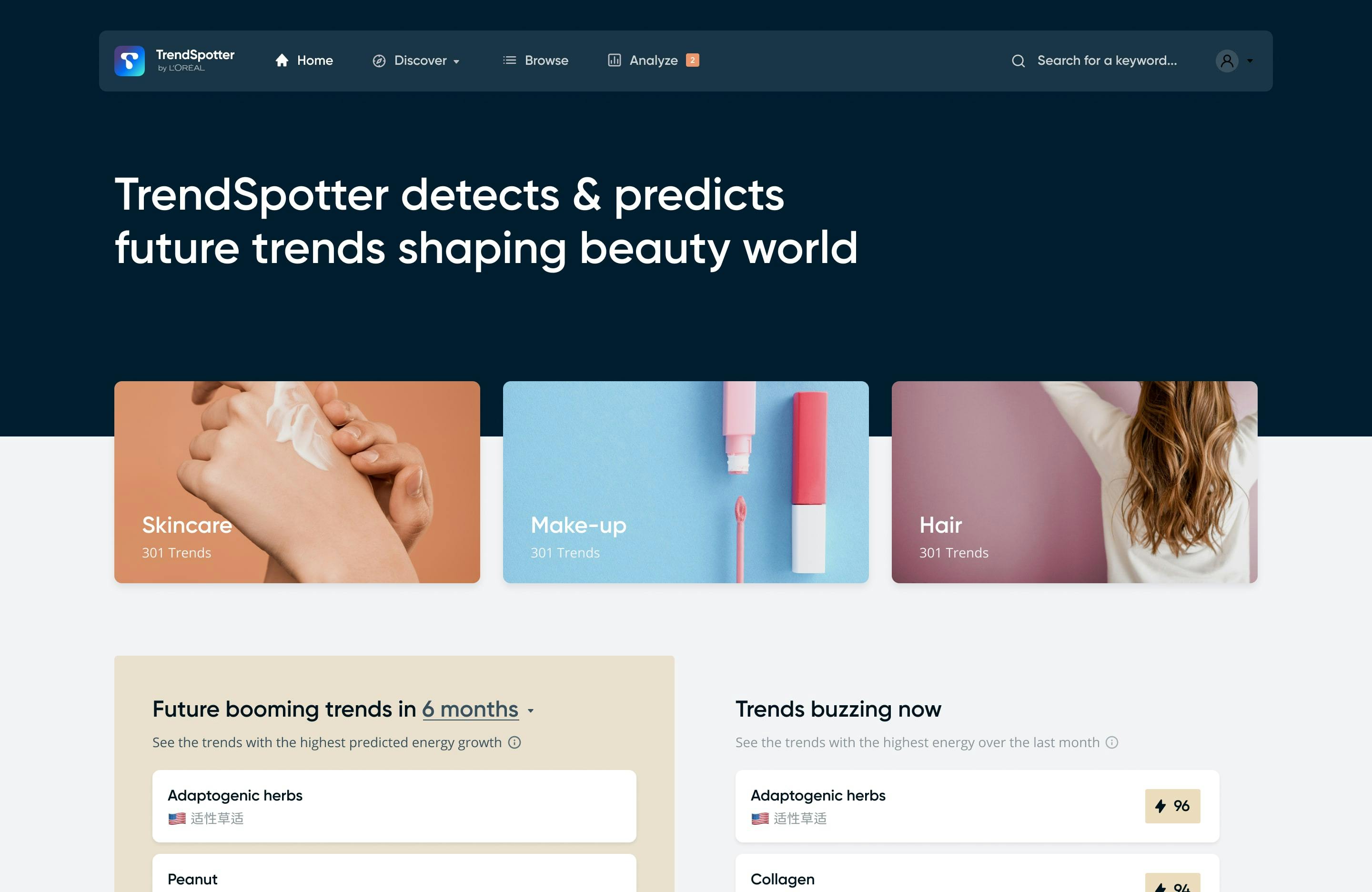 Trendspotter - Trends analysis