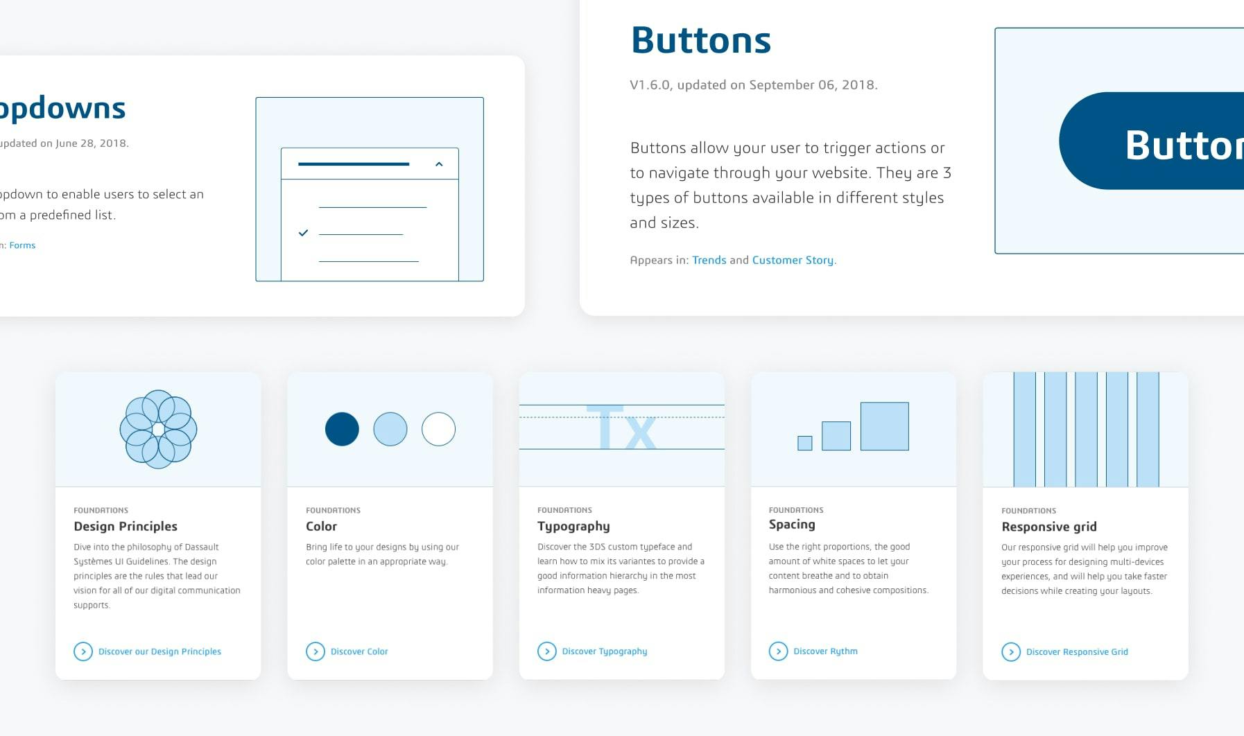 Création de guidelines & d'un kit UI