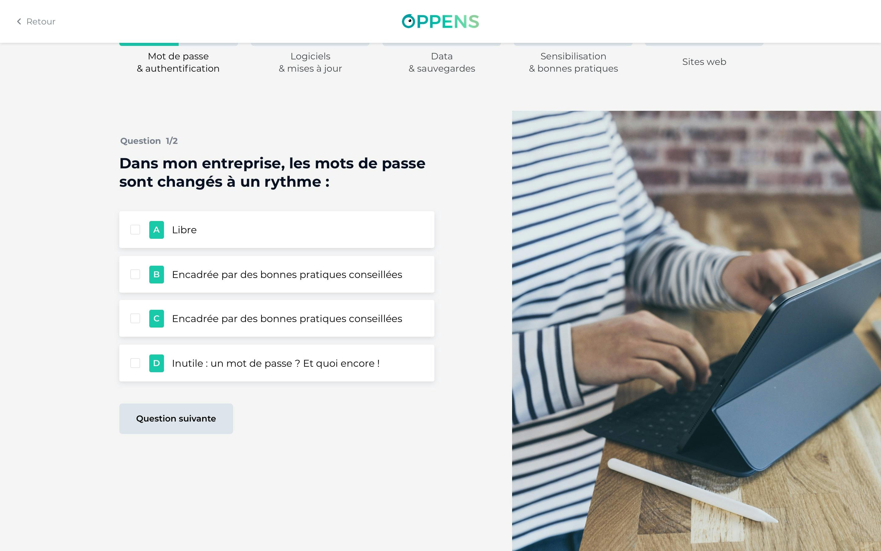 Oppens - Démarches de cybersécurité