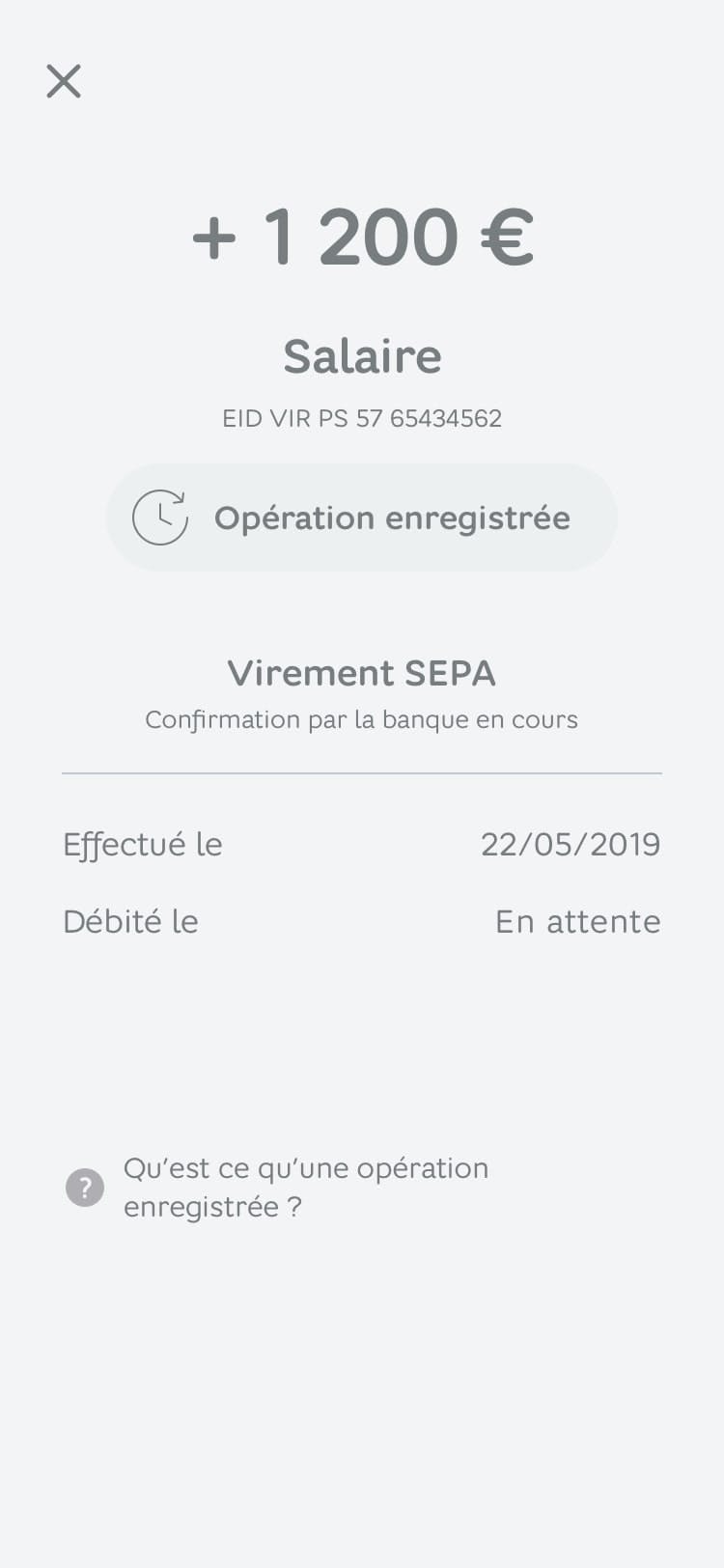 Expérience client - Opérations & solde en temps réel