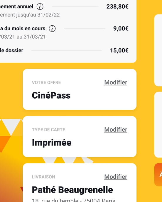 Les cinémas Pathé Gaumont — CinéPass - Optimisations UX/UI illustration