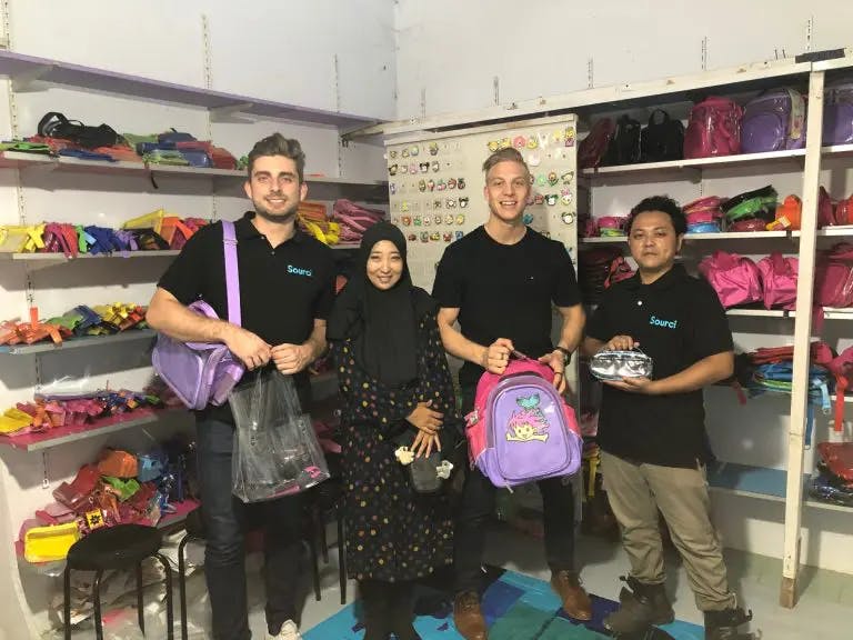 Sourci teams factory visit in Bandung, Idonesia