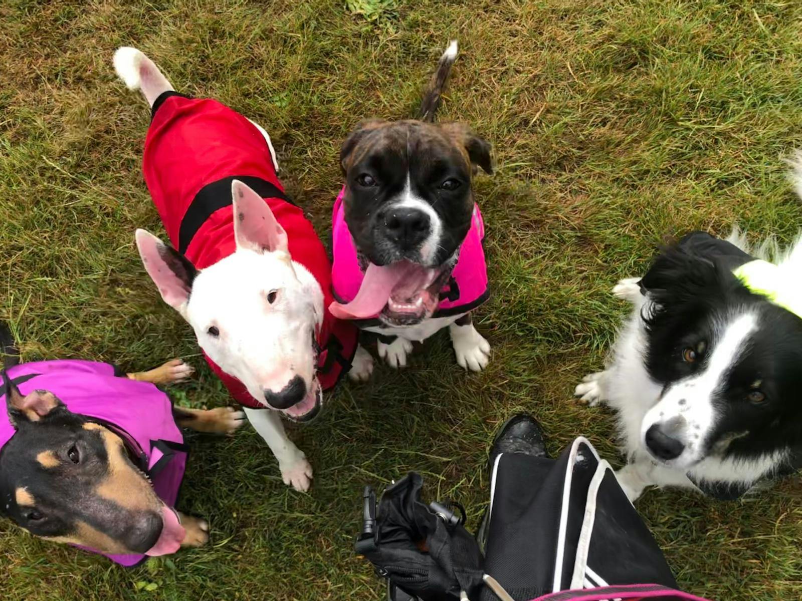 That's me on the right. I'm too dignified to wear a jacket!