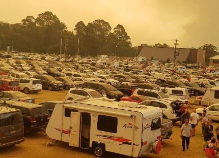 Evacuation centre