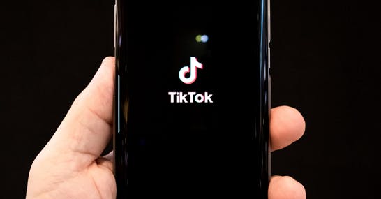 Tik Tok on phone